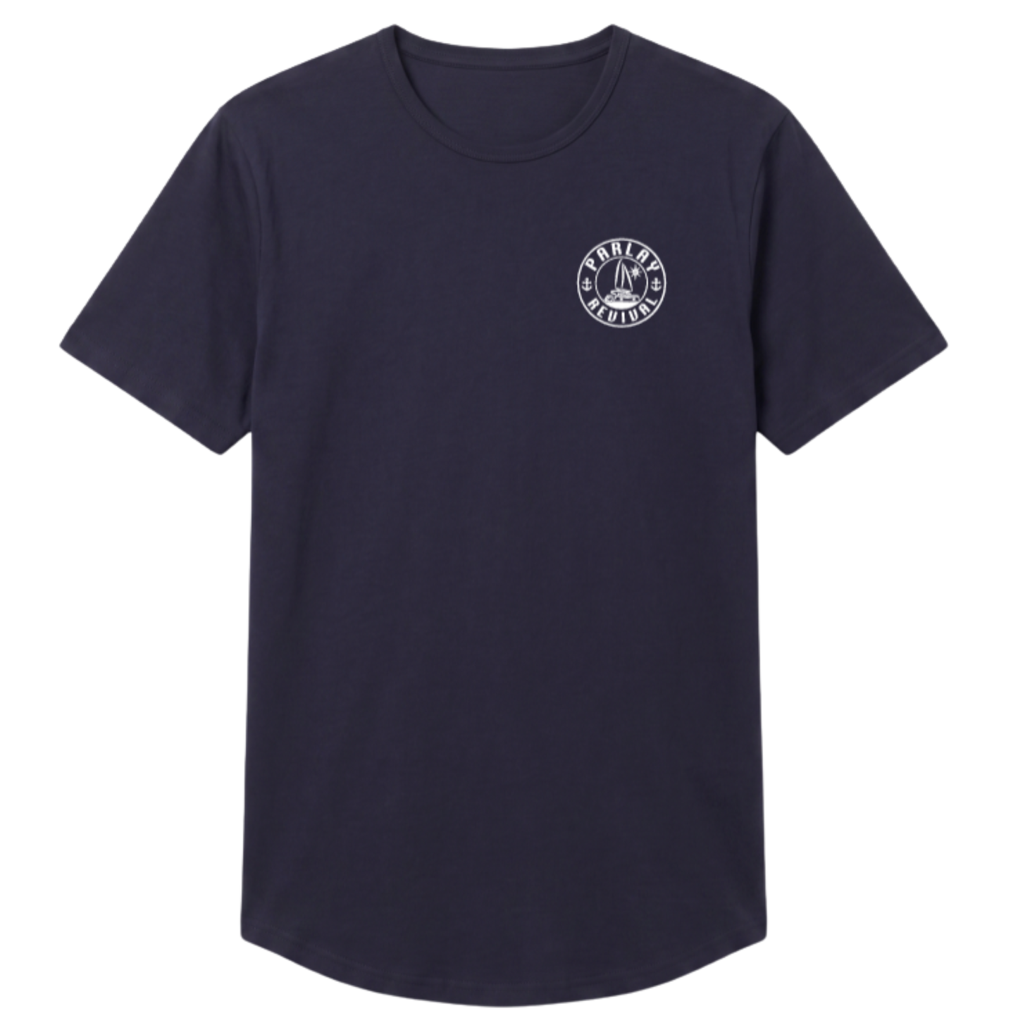 Short Sleeve Curved Hem Tee - Unisex