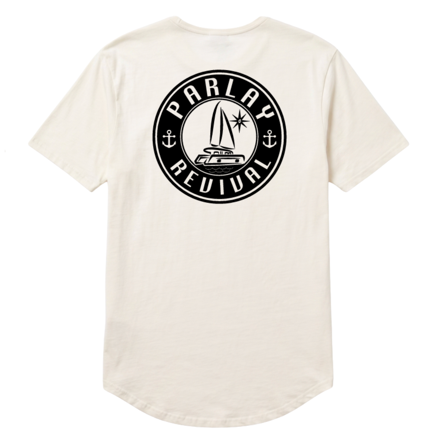 Short Sleeve Curved Hem Tee - Unisex