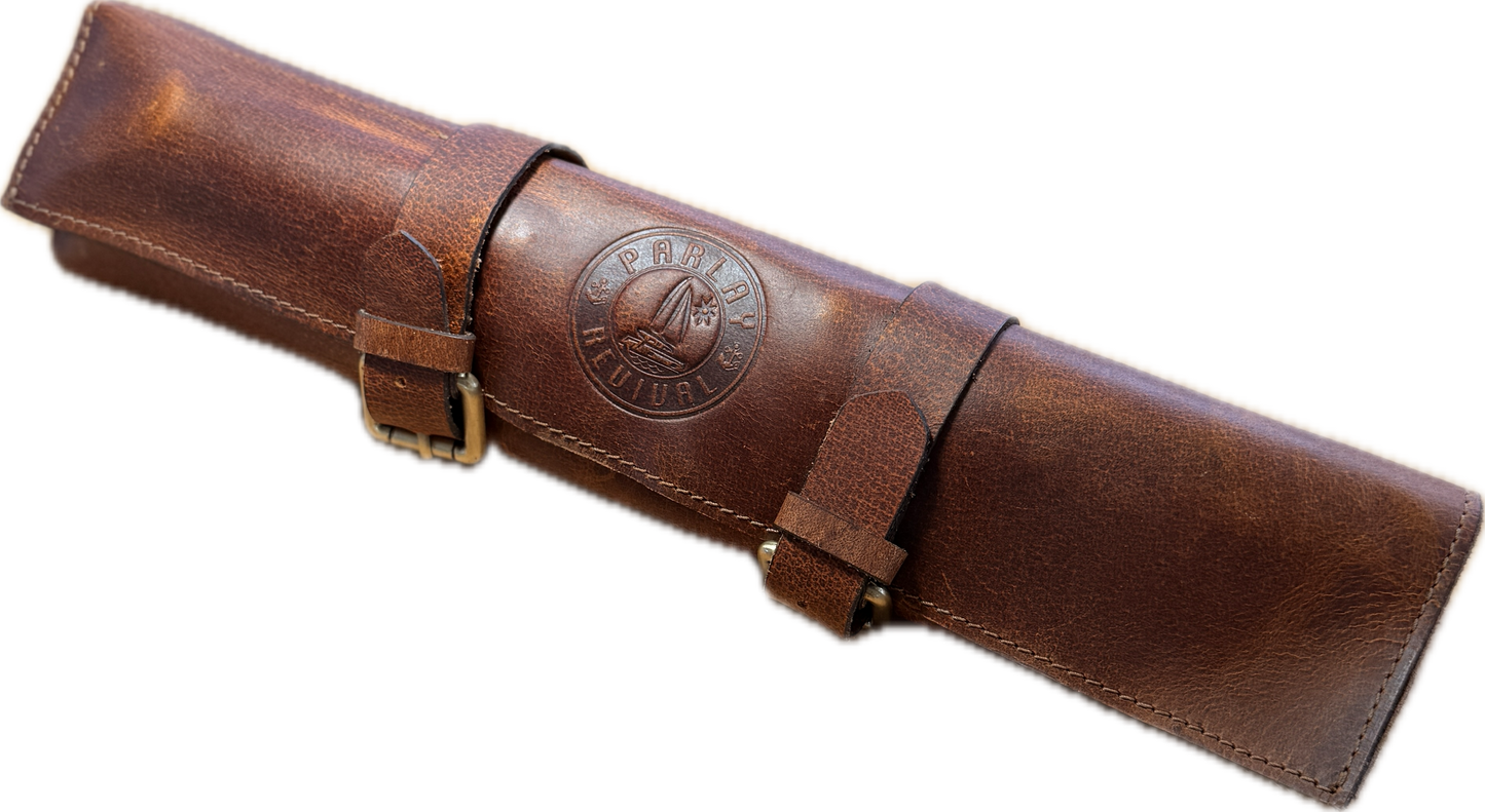 Parlay Revival Knife Set with Custom Leather Roll
