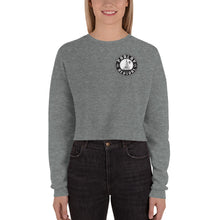 Load image into Gallery viewer, Parlay Revival Women&#39;s Crop Sweatshirt Black Logo