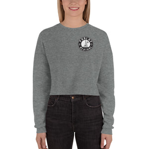Parlay Revival Women's Crop Sweatshirt Black Logo